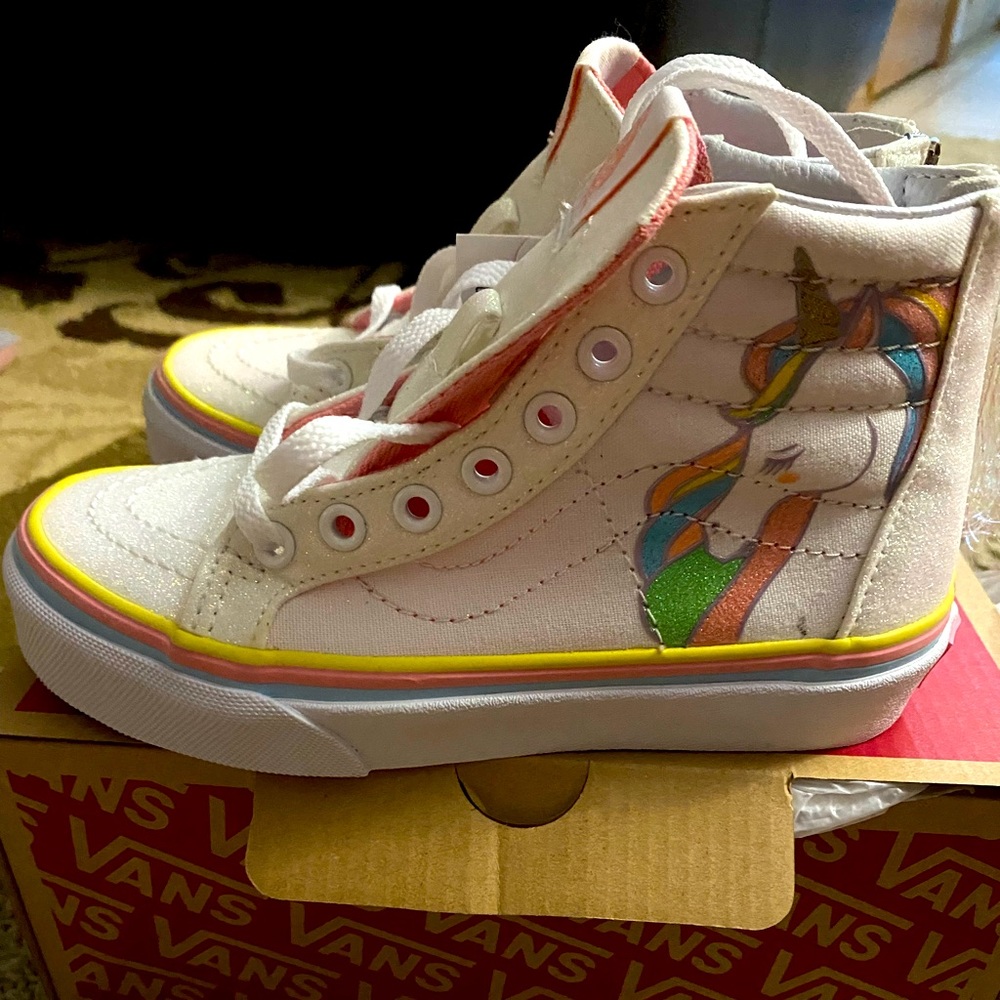 NWT Unicorn High Top Vans!